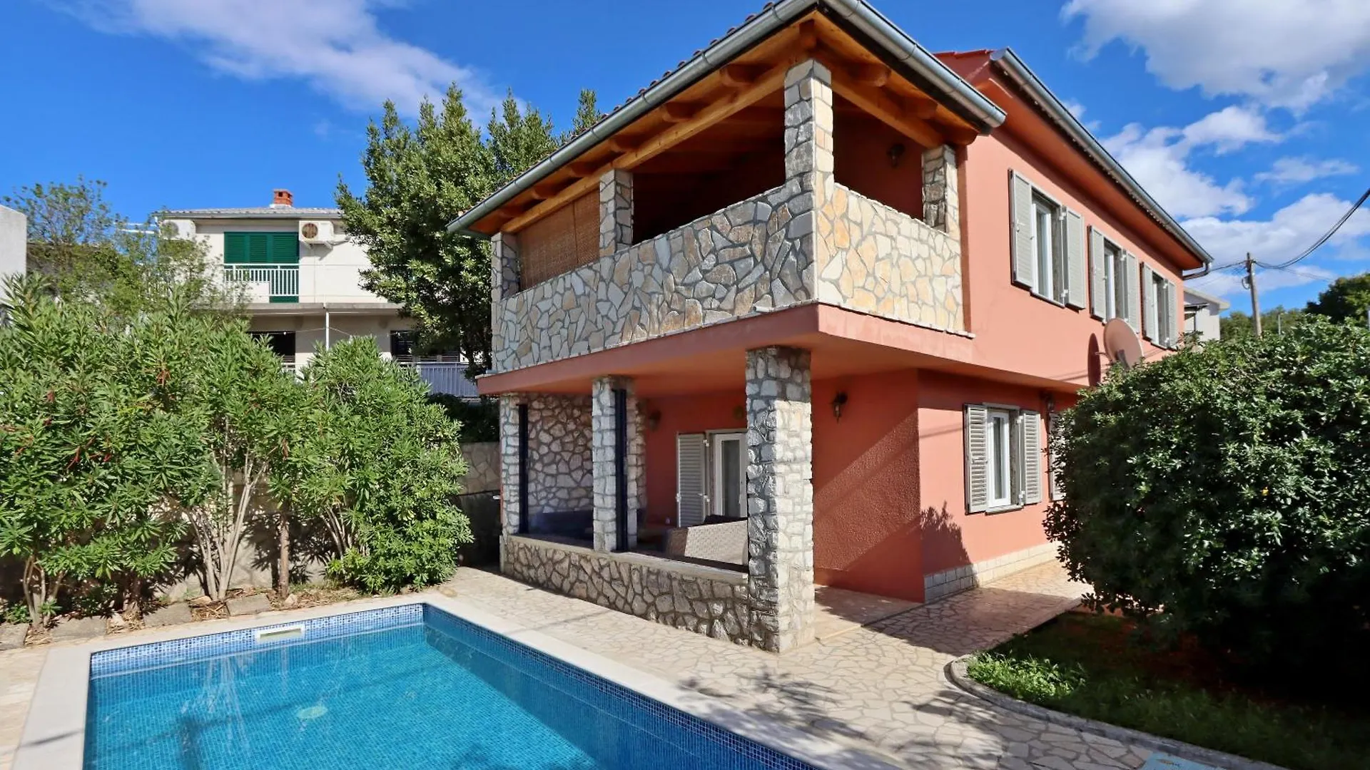 말린스카 Family Friendly House With A Swimming Pool Nska, Krk - 23499 빌라